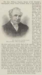 Den afdøde pastor William Rogers (gravering) af English School