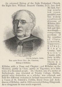 Den afdøde højre pastor Dr. Chester, biskop af Killaloe (gravering) af English School