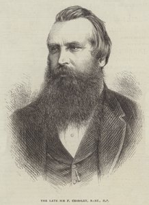 Den afdøde Sir F Crossley, Baronet, MP (gravering) af English School