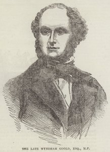 Den afdøde Wyndham Goold, Esquire, MP (gravering) af English School