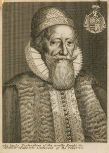 Det livlige portræt af den værdige ridder Sir William Wadd af English School