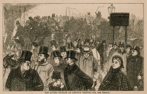 Den levende strøm ved London Bridge af English School