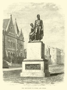 Monumentet til Burke og Wills af English School