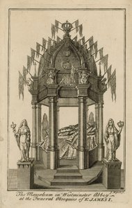 Monumentet til King James I af English School