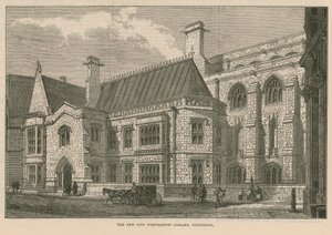 Det nye City Corporation Library, Guildhall, London af English School