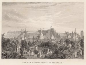 Det nye Crystal Palace på Sydenham af English School