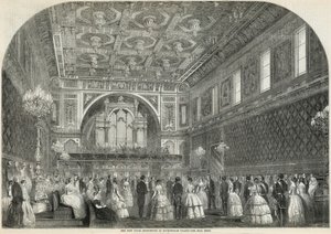 De nye statslejligheder i Buckingham Palace af English School