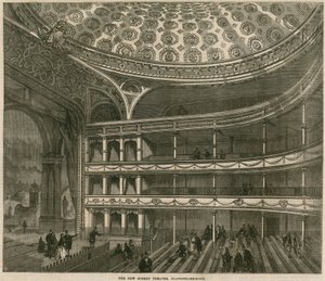 Det nye Surrey Theatre, Blackfriars Road, London af English School