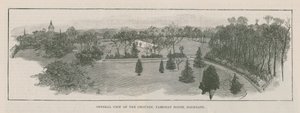 Den nye offentlige park ved Highgate: generel udsigt over grunden, Fairseat House, Highgate af English School