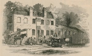 Det gamle halvvejshus, Kensington, London af English School