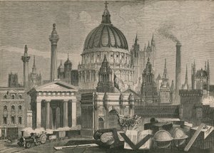 De vigtigste arkitektoniske værker i Storbritannien, grupperet med frimureriske emblemer af English School