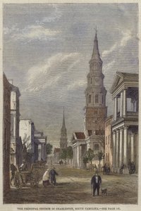 Den vigtigste kirke i Charleston, South Carolina af English School