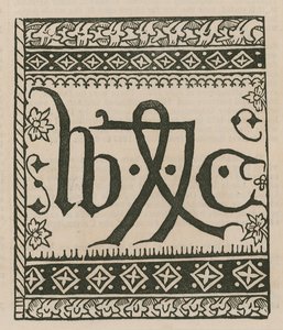 Printernes mærke af William Caxton af English School