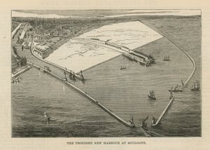 Den foreslåede nye havn i Boulogne af English School
