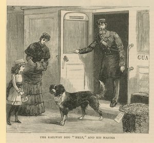 Jernbanehunden Hjælp og hans herre af English School