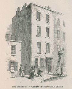 John Flaxmans bolig i Buckingham Street af English School