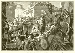 Alcibiades tilbagevenden til Athen af English School