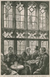 Rygerummet i Reporters Gallery, House of Commons af English School