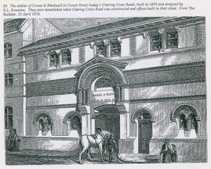 Staldene i Crosse & Blackwell i Crown Street (i dag Charing Cross Road) af English School