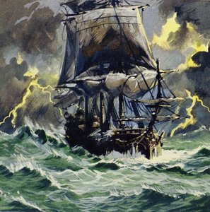 Den stormfulde tur inspirerede Wagners Den flyvende hollænder af English School