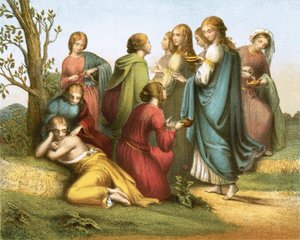 De ti jomfruer af English School