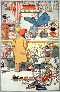 Legetøjsbutikken, ca. 1910 af English School