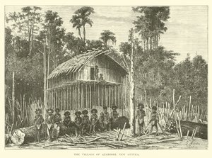 Landsbyen Alambori, Ny Guinea af English School