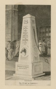 Die Wasserpumpe in Cornhill von English School