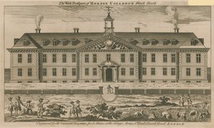 Morden Colleges vestlige udsigt af English School