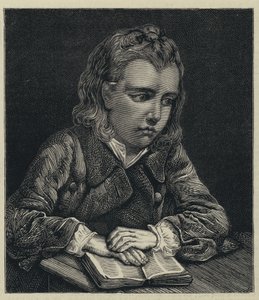 Den unge studerende (kobberstik) af English School