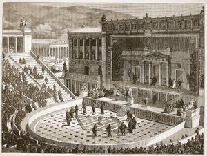 Dionysos Teater i Athen af English School