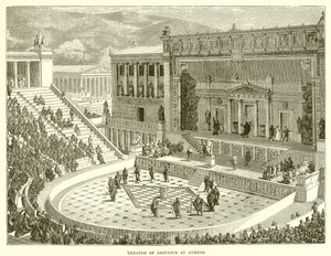 Dionysos Teater i Athen af English School