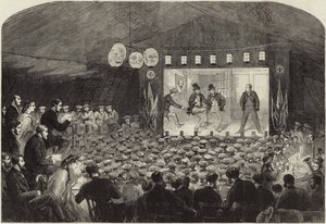 Teater ombord på HMS Perseus af English School