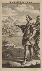 Themistokles, athensk politiker og general (gravering) af English School