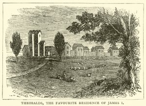 Theobalds, den foretrukne bolig for James I af English School