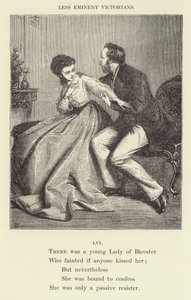 Der var en ung dame fra Bicester (kobberstik) af English School