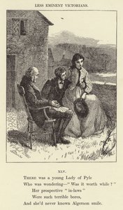 Der var en ung dame af Pyle (kobberstik) af English School