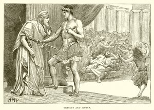 Theseus og Aegeus af English School