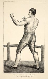 Thomas Cribb, Champion of England, fra maleriet af De Wild af English School