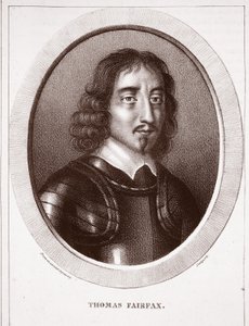 Thomas Fairfax, tilskrevet Delaporte, indgraveret af de Ducarme af English School
