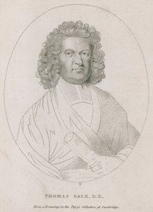 Thomas Gale, der skrev inskriptionen på monumentet af English School