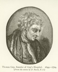 Thomas Guy, grundlægger af Guys Hospital af English School