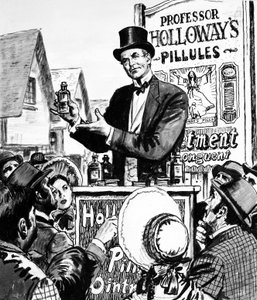 Thomas Holloways medicin havde imponerende navne af English School