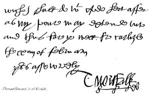 Thomas Howard, D af Norfolk af English School