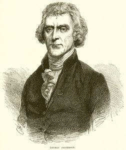 Thomas Jefferson af English School