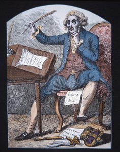 Thomas Paine (farve litho) af English School