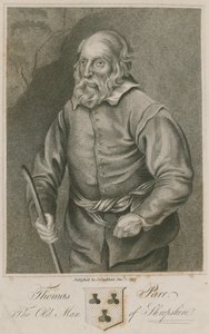 Thomas Parr, den gamle mand fra Shropshire af English School