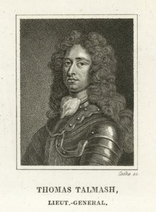 Thomas Talmash, generalløjtnant (gravering) af English School