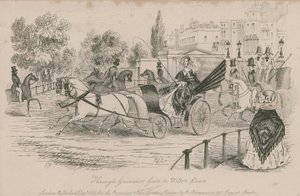 Gennem Governor Gate til Wilton Place, Hyde Park, London af English School
