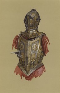 Tilting Armor of Henry Prince of Wales (chromolitho) af English School